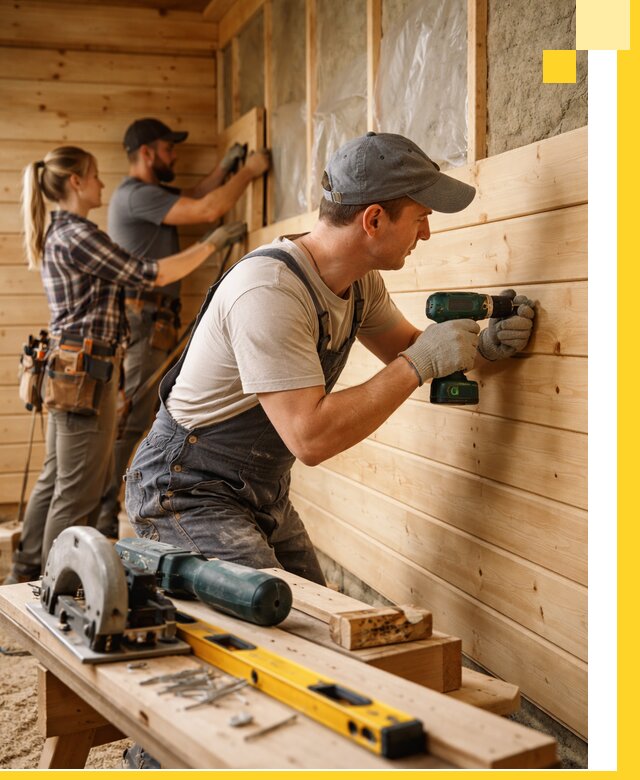 Обшивка бань под ключ в Иркутске: отделка стен и потолков