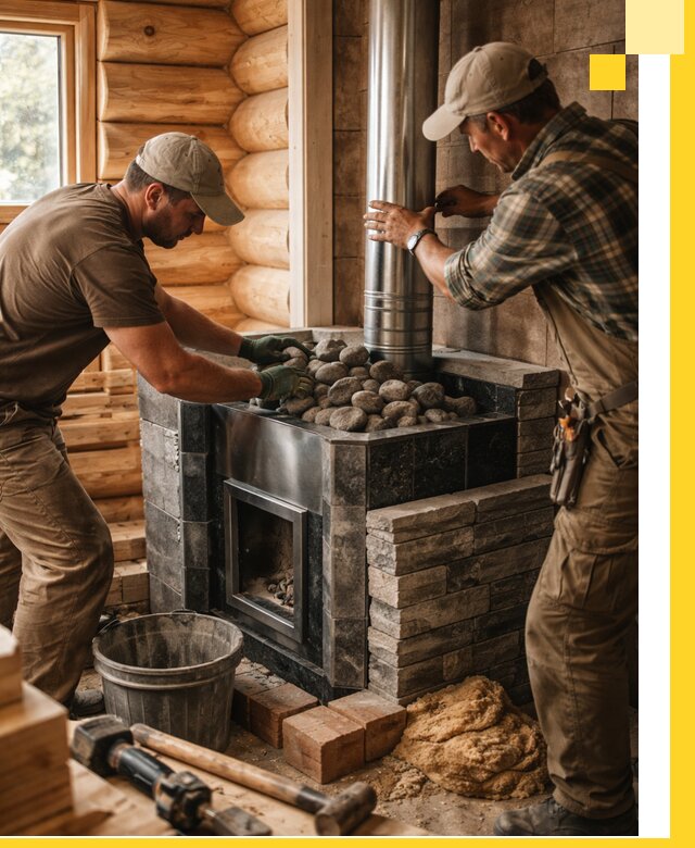 Строительство и отделка русских бань под ключ в Иркутске