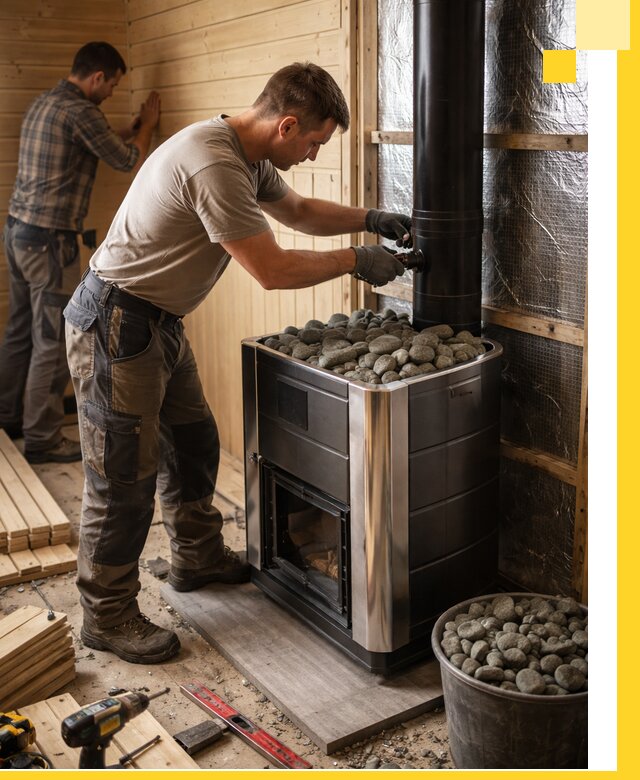 Проектирование и строительство парилок для бани в Иркутске под ключ