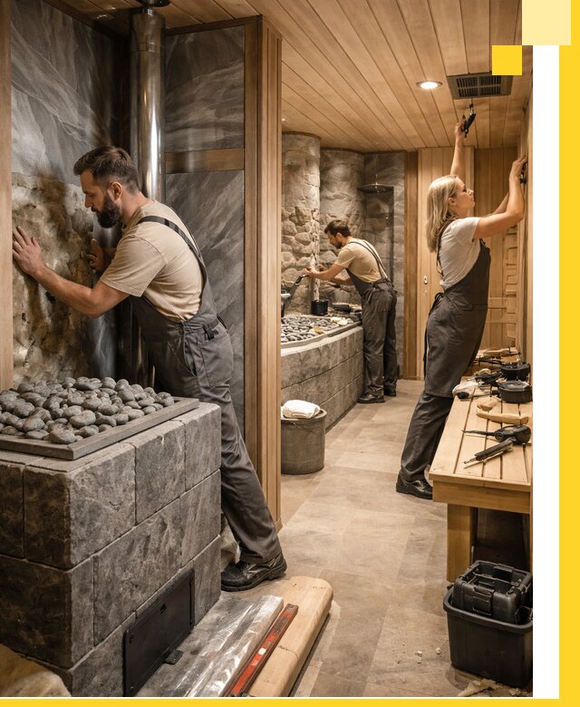 Строительство бань и SPA процедур в Иркутске под ключ и отделкой