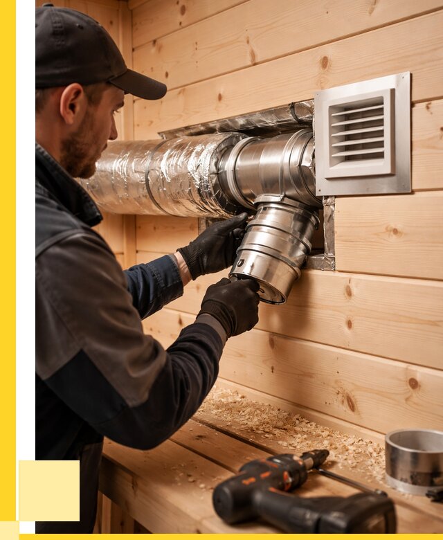 Монтаж вентиляции бани в Иркутске от 12503 р. | ЭриданРкт