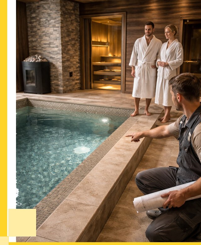 Проект бани с бассейном под ключ в Иркутске от 67724 р. | ЭриданРкт