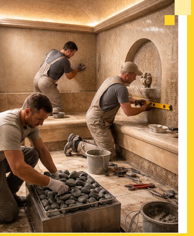 Проектирование и строительство хамама и сауны в Иркутске