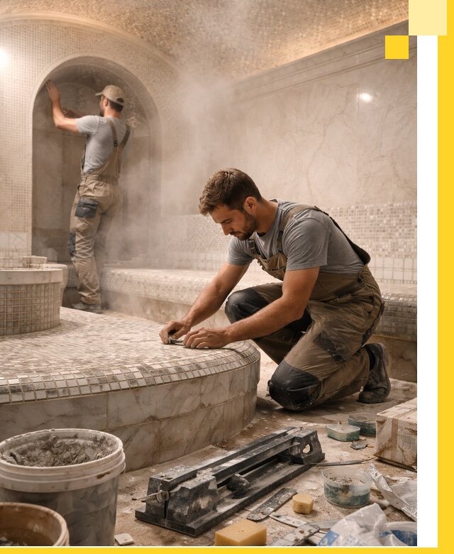 Профессиональный дизайн хамама и SPA под ключ в Иркутске