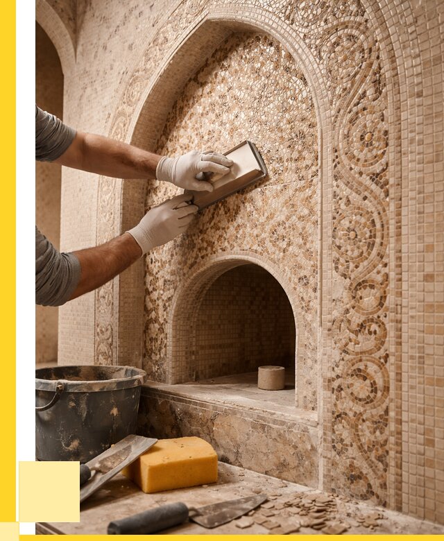 Мозаика для хамама в Иркутске под ключ от 5210 р. | ЭриданРкт