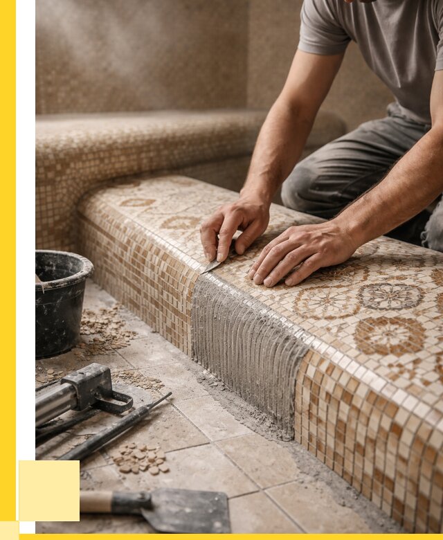 Плитка для хамама под ключ в Иркутске от 3647 р. | ЭриданРкт