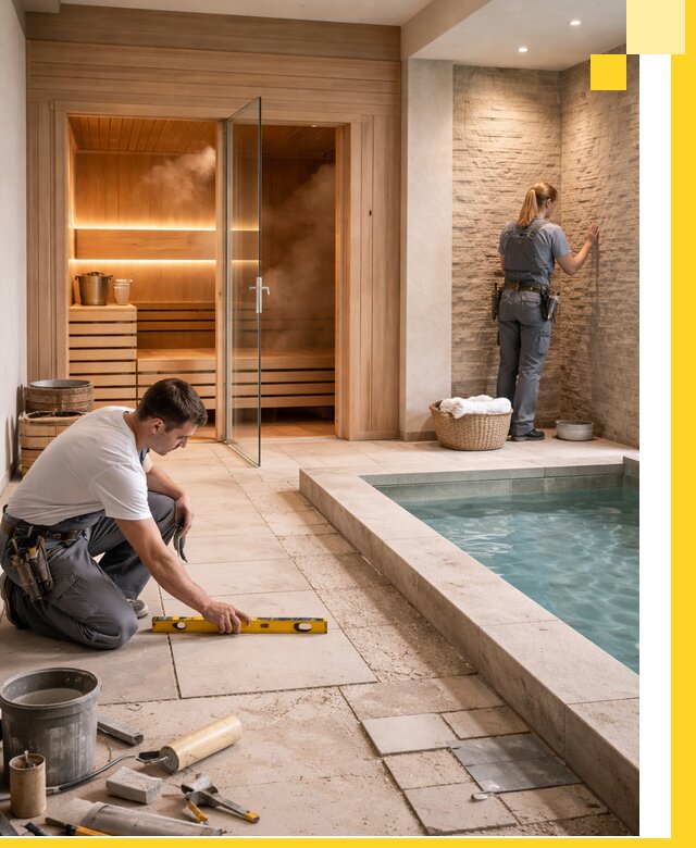 Комплексный дизайн и отделка интерьеров SPA под ключ в Иркутске